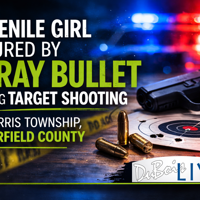Juvenile Girl Struck by Stray Bullet During Target Shooting in Clearfield County